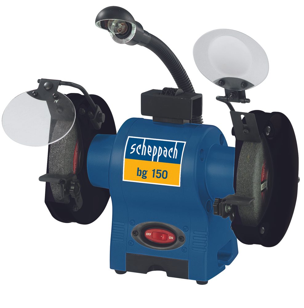 Elektrická dvoukotoučová stolní bruska Scheppach bg 150 Elektrická dvoukotoučová stolní bruska Scheppach bg 150