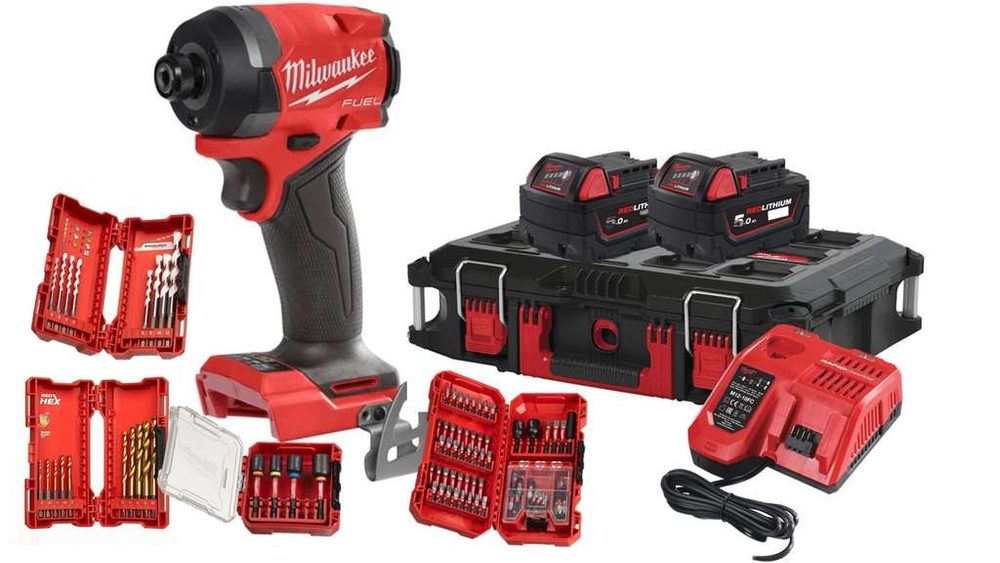 Aku rázový utahovák Milwaukee M18 FID3100P-502P COMBO KIT IN2 - Obrázek 2