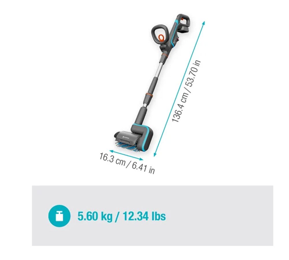 Aku multi čistič Gardena AquaBrush Universal P4A sada 14842-20 - Obrázek 2