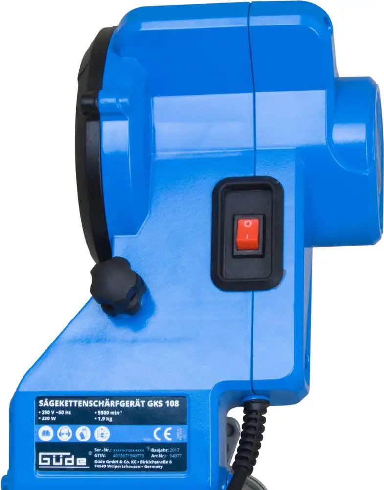 Ostřička pilových řetězů GÜDE GKS 108 94077 - Obrázek 2