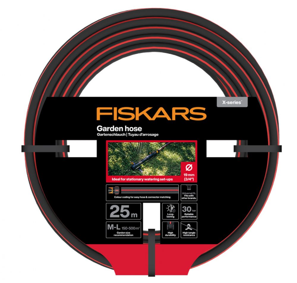 Zahradní hadice Fiskars X-Series 3/4″ 25 m 1076047 Zahradní hadice Fiskars X-Series 3/4″ 25 m 1076047
