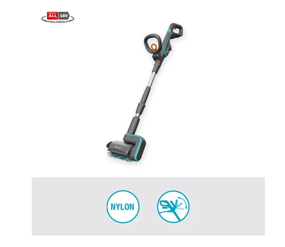 Aku multi čistič Gardena AquaBrush Patio P4A 14841-55 - Obrázek 2