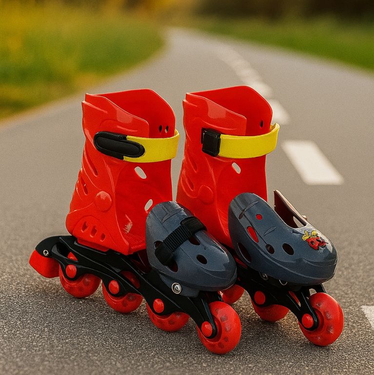 G21 51922 Brusle kolečkové nastavitelné 7″ – 8,5″ červeno-šedé G21 51922 Brusle kolečkové nastavitelné 7″ – 8,5″ červeno-šedé