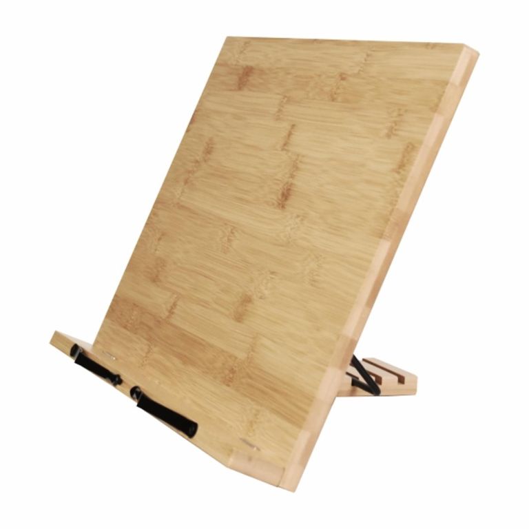 Designový bambusový držák na knihy, 39 x 28 x 4,2 cm Designový bambusový držák na knihy, 39 x 28 x 4,2 cm