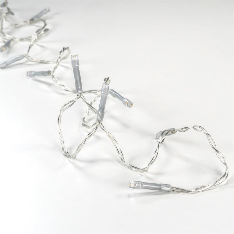 Sada vánočních LED řetězů, 100 LED, teplá bílá, 2 ks - Obrázek 2