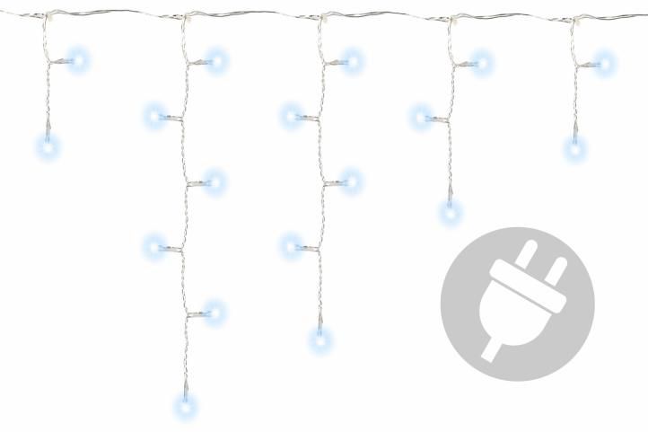 Nexos 1160 Vánoční světelný déšť 144 LED studená bílá - 5 m - Obrázek 2