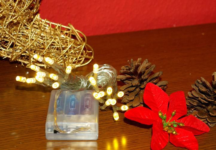 Nexos 1120 Vánoční LED osvětlení 4,5 m - teple bílé, 30 diod - Obrázek 2