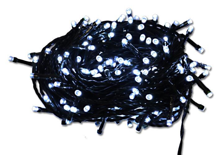 Nexos Vánoční LED řetěz - 40 m, 400 LED, studeně bílý - Obrázek 2