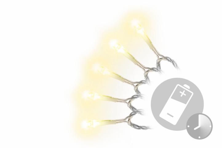 Nexos 29367 Vánoční LED osvětlení 1,85 m – teple bílé 20 LED Nexos 29367 Vánoční LED osvětlení 1,85 m – teple bílé 20 LED