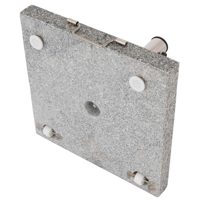 40602 Garthen Stojan na slunečník, žula a ocel, 45 x 45 cm - Obrázek 2