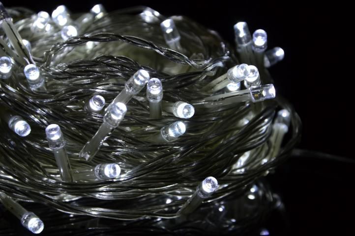 Nexos 42979 Vánoční LED osvětlení 1,35 m - studená bílá 10 diod - Obrázek 2