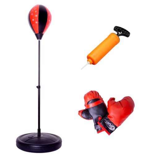 CorbySport 63581 Boxovací pytel s rukavicemi – 75 – 105 cm CorbySport 63581 Boxovací pytel s rukavicemi – 75 – 105 cm