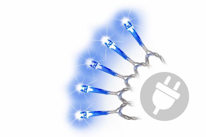 Nexos Vánoční LED řetěz – 18 m, 200 LED, modrý Nexos Vánoční LED řetěz – 18 m, 200 LED, modrý