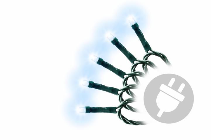 Vánoční LED osvětlení 18 m - studeně bílé, 200 diod D00819 - Obrázek 2