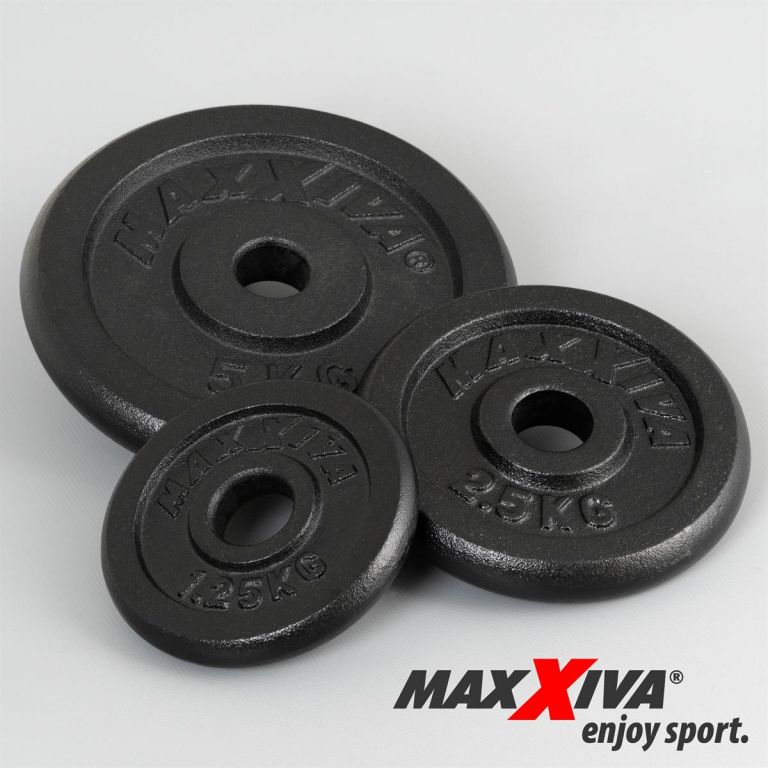MAXXIVA® 83767 MAXXIVA Jednoruční litinová činka, 30 kg - Obrázek 2