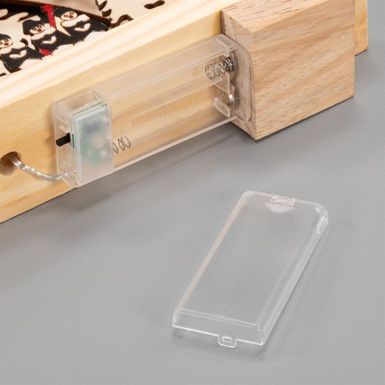 86211 Nexos Vánoční světelný oblouk, 10 led, teplá bílá, baterie - Obrázek 2