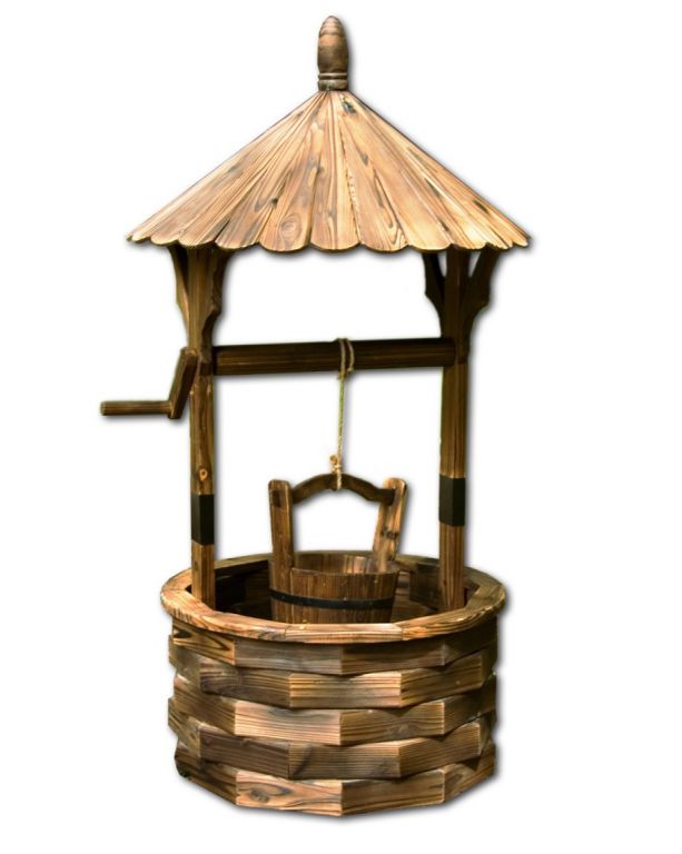 Zahradní dekorace – dřevěná studna Zahradní dekorace – dřevěná studna