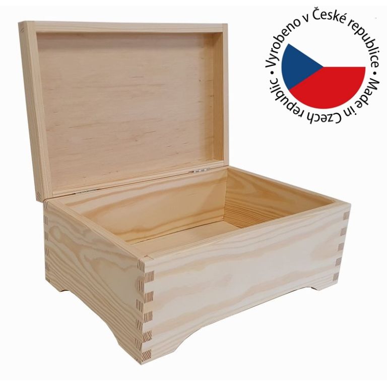 Dřevěný box, borovice, 30 x 20 x 13 cm Dřevěný box, borovice, 30 x 20 x 13 cm
