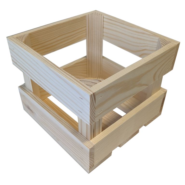 Gaboni 91539 Dřevěná bedýnka na ovoce, 20 x 20 x 16 cm Gaboni 91539 Dřevěná bedýnka na ovoce, 20 x 20 x 16 cm