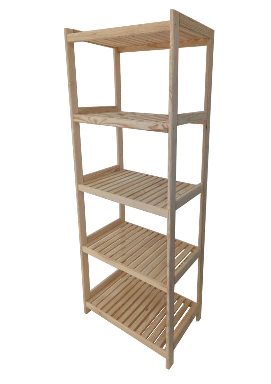 Gaboni 92682 Dřevěný regál s 5 policemi, 173 x 80 x 43 cm Gaboni 92682 Dřevěný regál s 5 policemi, 173 x 80 x 43 cm