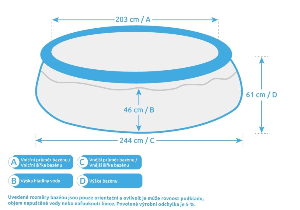 Intex Bazén Tampa 2,44x0,61 m bez přísl. - Intex 28106NP - Obrázek 2