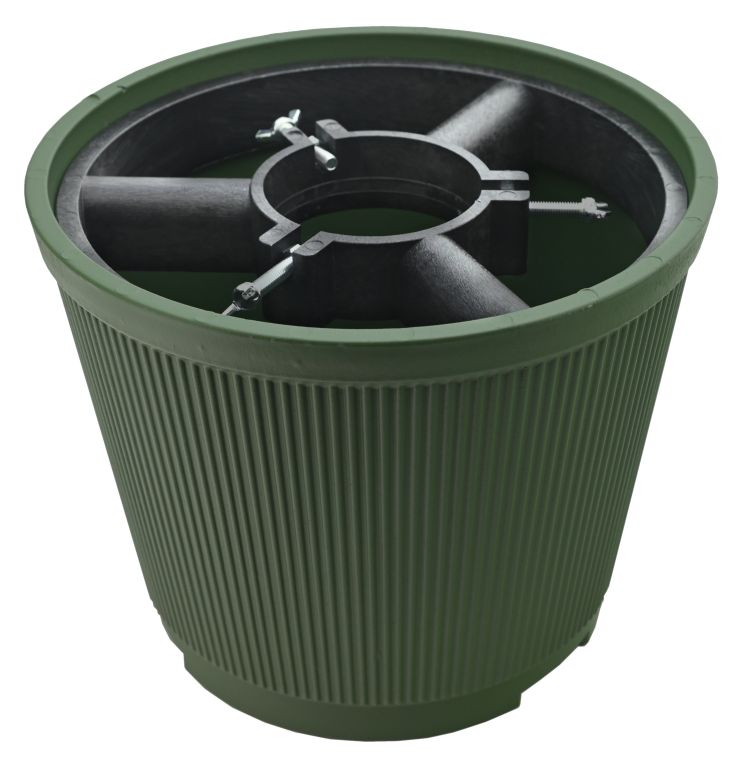 Stojan na vánoční stromek / květináč 10l – zelený Stojan na vánoční stromek / květináč 10l – zelený