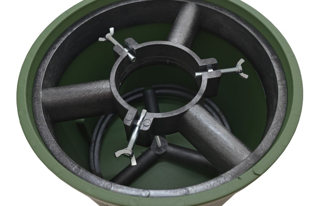 Stojan na vánoční stromek / květináč 10l - zelený - Obrázek 2