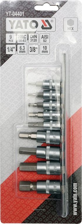 Bity sada 9 ks (CrV 6150) - Obrázek 2