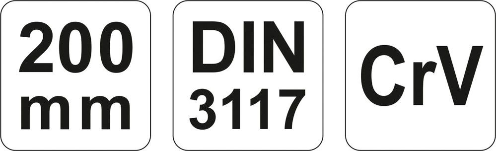 Cattara Klíč nastavitelný 200 mm CrV - Obrázek 2