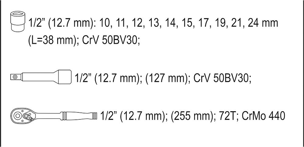 Yato YT-38671 - Obrázek 2