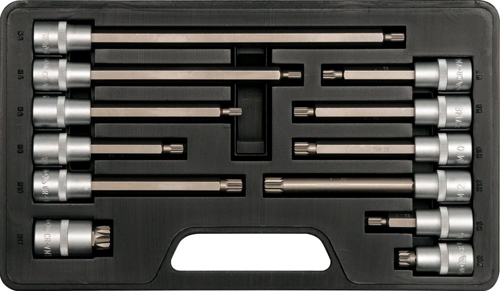 Yato Bity sada 12 ks HEX, SPLINE Yato Bity sada 12 ks HEX, SPLINE