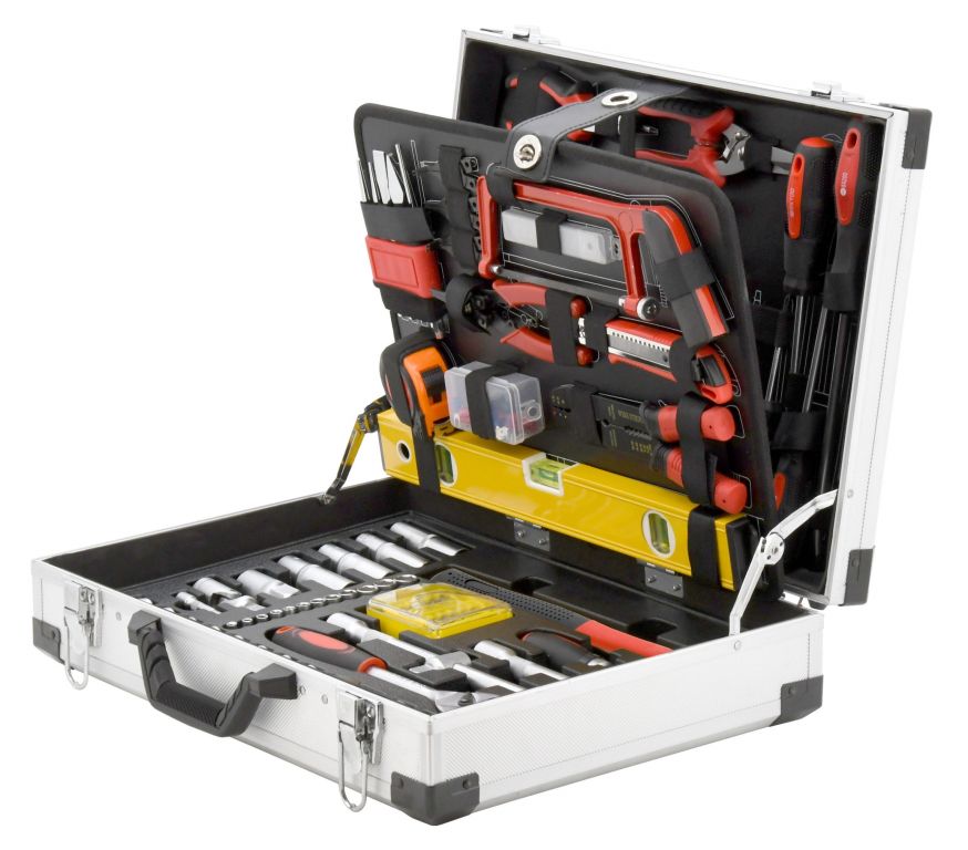 Compass Kufr s nářadím Alu profi – 139 kusů Compass Kufr s nářadím Alu profi – 139 kusů
