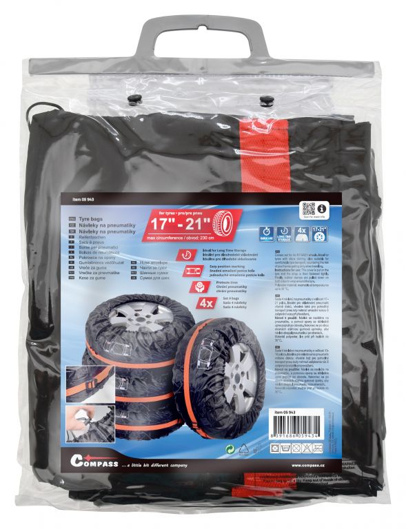 Compass 88375 COMPASS Návlek na pneu 4 ks (R17-R21) - Obrázek 2