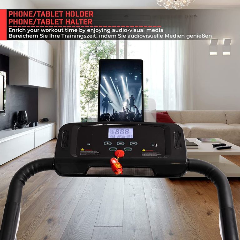 86915 Physionics Běžecký pás skládací, 120 x 61 x 112 cm - Obrázek 2