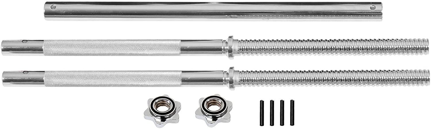 Physionics Činková chromovaná tyč 120 cm + hvězdicové zámky Physionics Činková chromovaná tyč 120 cm + hvězdicové zámky