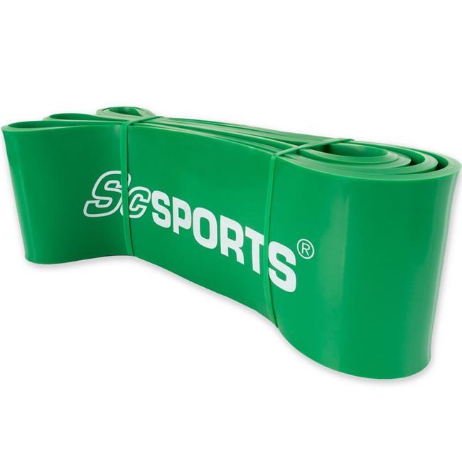 ScSPORTS odporová guma 8,3 cm, tm. zelená ScSPORTS odporová guma 8,3 cm, tm. zelená