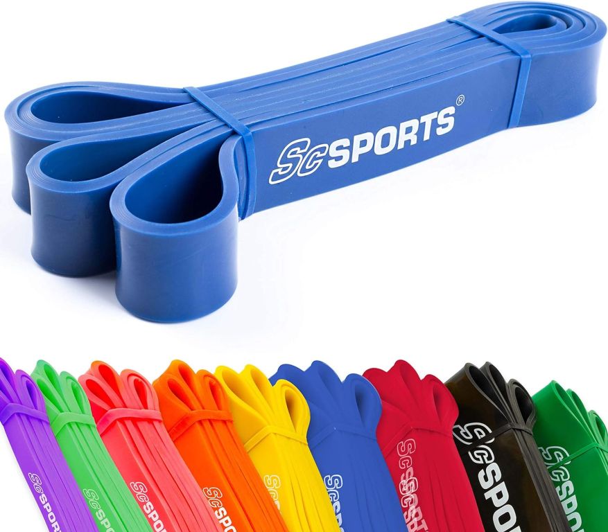 SC SPORTS fitness guma, modrá - Obrázek 2