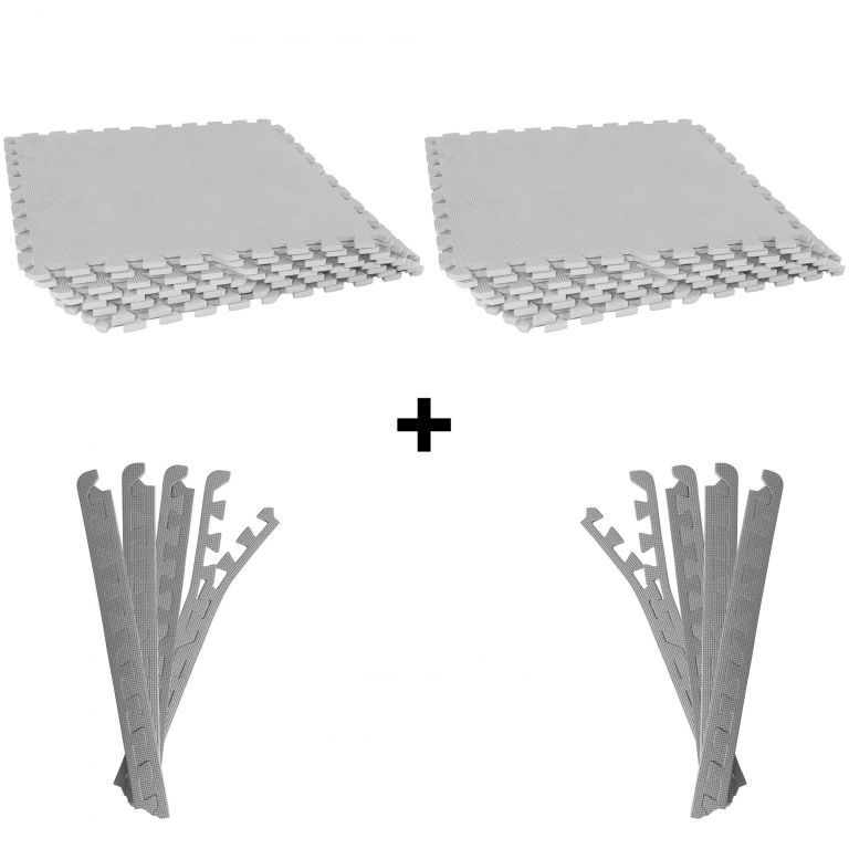 Gorilla Sports Sada ochranných podložek + koncovky, 16 kusů Gorilla Sports Sada ochranných podložek + koncovky, 16 kusů