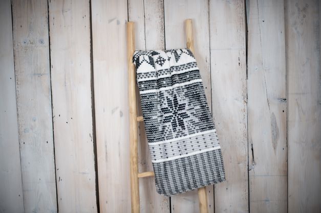 JAHU 85738 Mikroplyšová deka 150 x 200 cm, šedá vločka JAHU 85738 Mikroplyšová deka 150 x 200 cm, šedá vločka