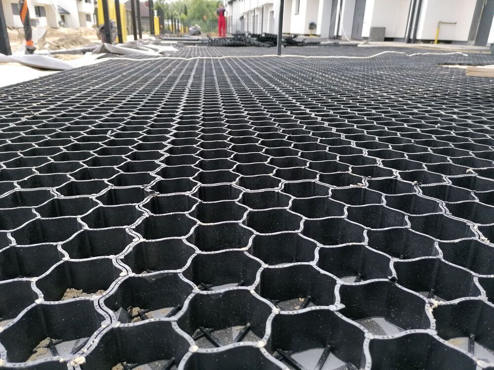 Zatravňovací dlaždice, 60 x 40 x 3 cm , černá - Obrázek 2
