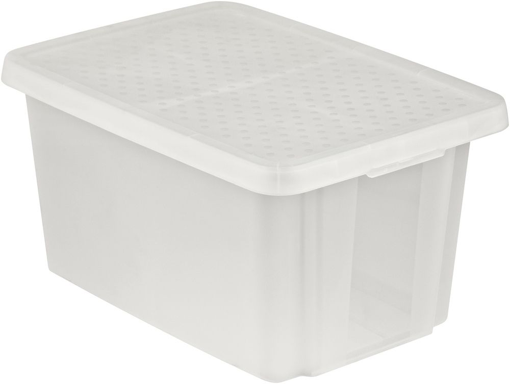CURVER Úložný box s víkem 45L – transparentní CURVER Úložný box s víkem 45L – transparentní
