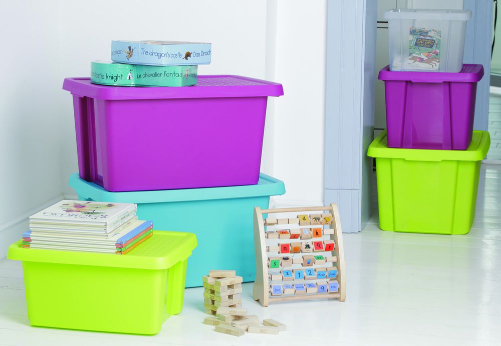 CURVER Úložný box s víkem 45L - transparentní - Obrázek 2