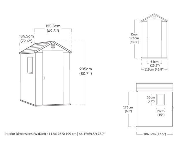 Keter DARWIN 4x6 - Obrázek 2