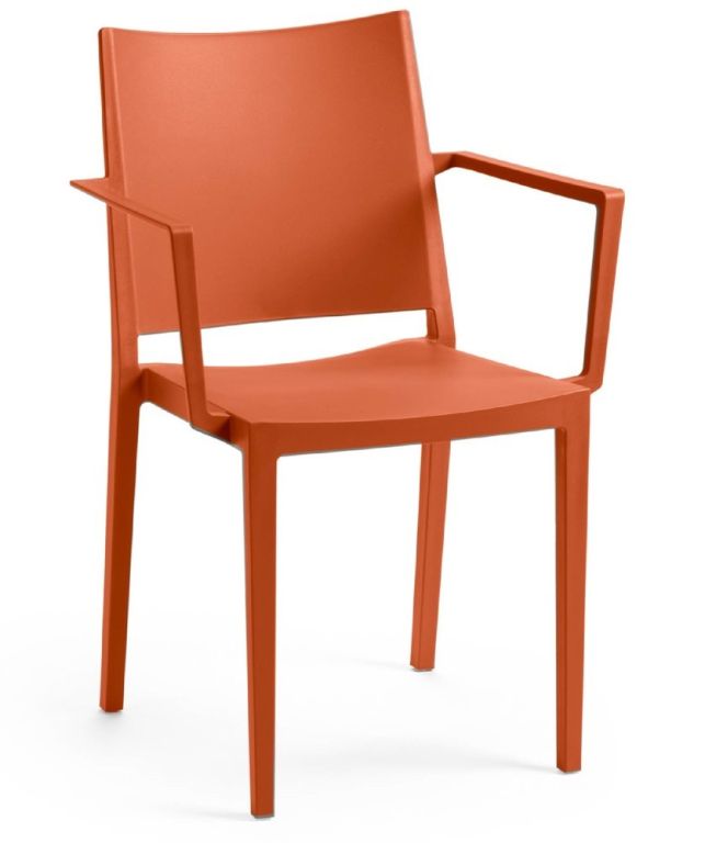 91040 Křeslo MOSK ARMCHAIR, cihlová, 82 x 57 x 56 cm 91040 Křeslo MOSK ARMCHAIR, cihlová, 82 x 57 x 56 cm