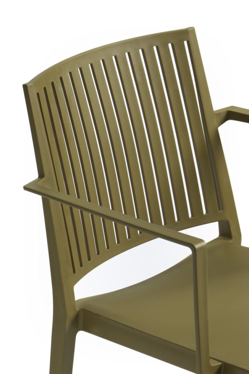91051 Zahradní křeslo BARS ARMCHAIR - černá - Obrázek 2