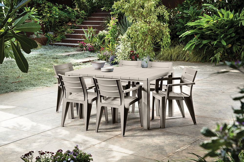 Keter plastový stůl Julie, cappuccino - Obrázek 2