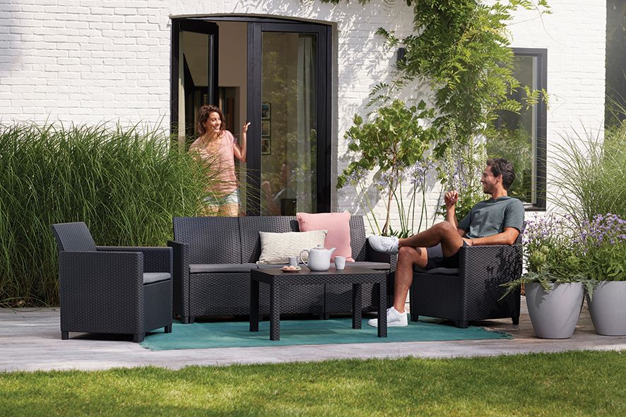 Allibert 91121 CLAIRE 5 seaters set, grafit - Obrázek 2