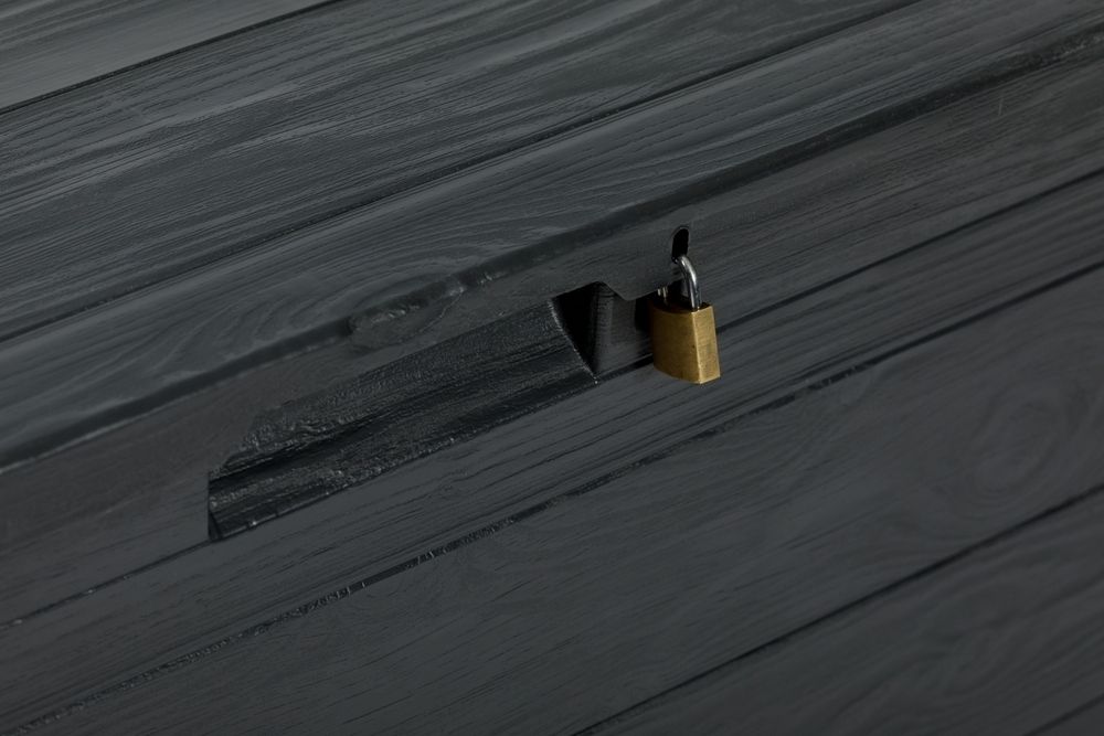 WOODYS zahradní plastový úložný box 280 L, grafit - Obrázek 2