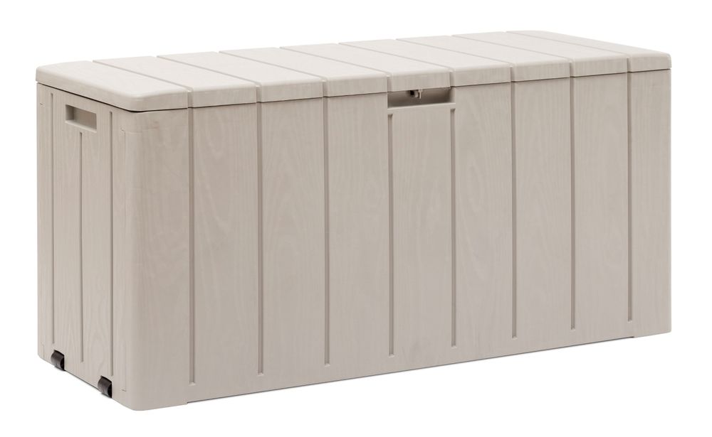 BRAVO zahradní plastový úložný box 270 L – světle šedá BRAVO zahradní plastový úložný box 270 L – světle šedá