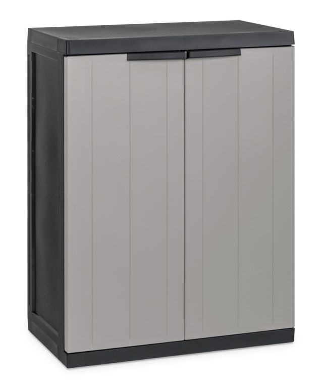 BIOS MIDI Nízká plastová skříňka, šedá BIOS MIDI Nízká plastová skříňka, šedá